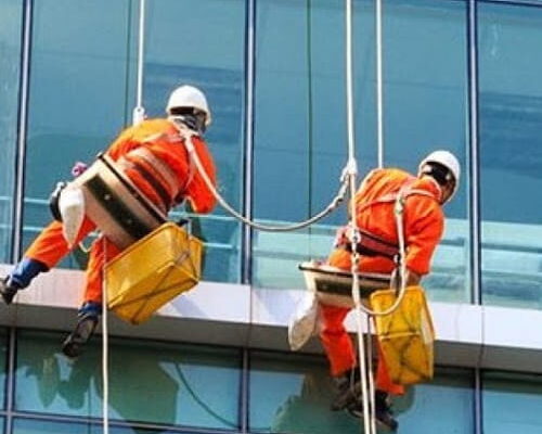 dây cứu sinh, dây đu nhà cao tầng
