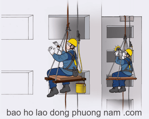 dây cứu sinh an toàn trên cao